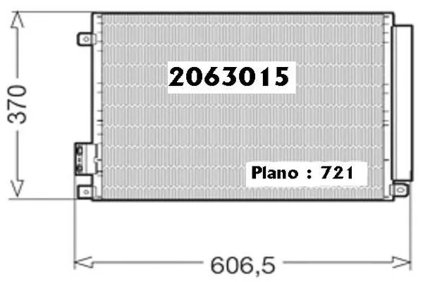 Condenseur, climatisation ORDONEZ 2063015