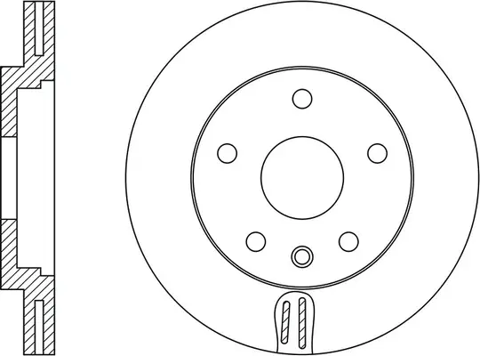 Disque de frein FIT FR0736V