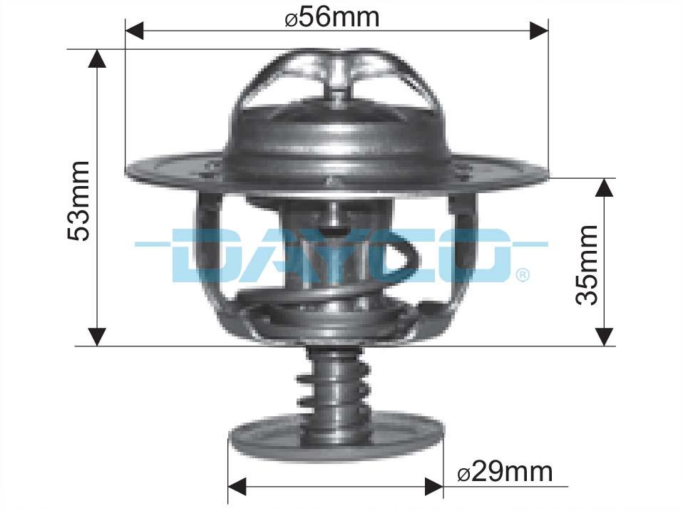 Thermostat, liquide de refroidissement DAYCO-AU DT39A