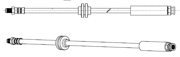 Flexible de frein CEF 512712