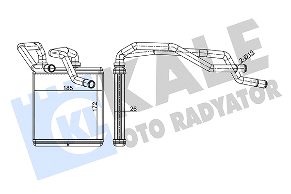 Système de chauffage KALE OTO RADYATÖR 346650