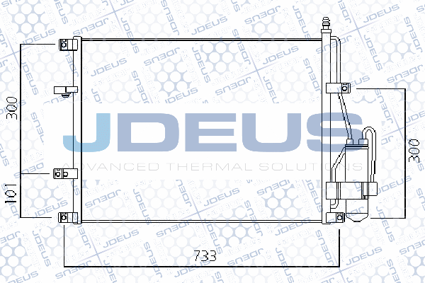 Condenseur, climatisation JDEUS 731M10