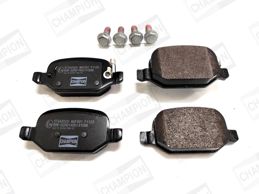 Kit de plaquettes de frein, frein à disque CHAMPION 573445CH