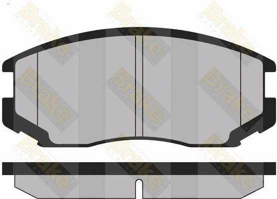 Kit de plaquettes de frein, frein à disque Brake ENGINEERING PA1338