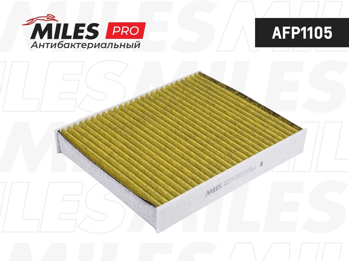 Filtre, air de l'habitacle MILES AFP1105