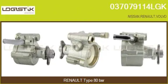 Pompe hydraulique, direction LGK 037079114LGK