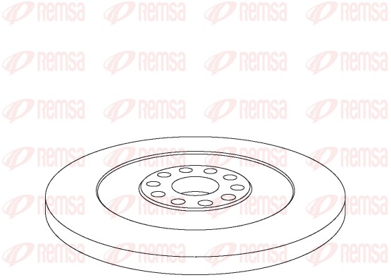 Disque de frein REMSA NCA1032.10