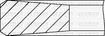 Jeu de segments de pistons YENMAK 91-09018-000