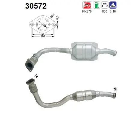 Catalyseur AS 30572