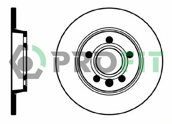 Disque de frein PROFIT 5010-1012