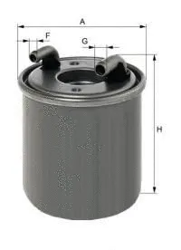Filtre à carburant UNIFLUX FILTERS XN708