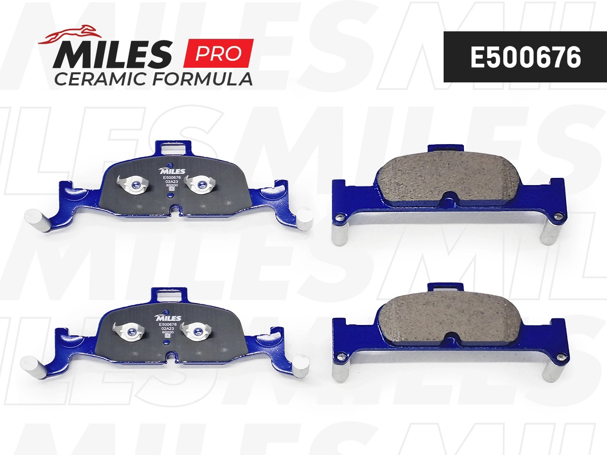 Kit de plaquettes de frein, frein à disque MILES E500676
