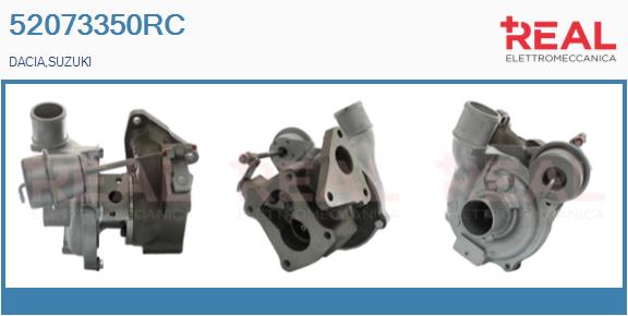 Turbocompresseur, suralimentation REAL 52073350RC