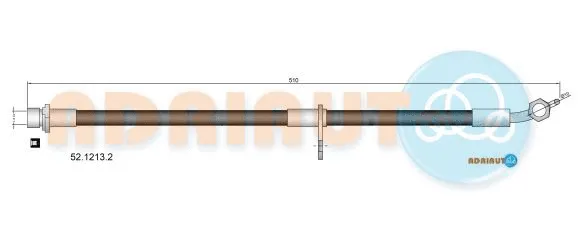 Flexible de frein ADRIAUTO 52.1213.2