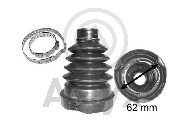 Jeu de joints-soufflets, arbre de commande Aslyx AS-501421