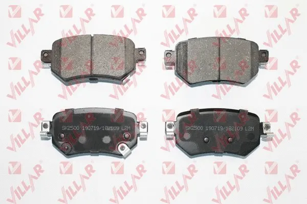 Kit de plaquettes de frein, frein à disque VILLAR 626.2109