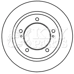 Disque de frein KEY PARTS KBD5251