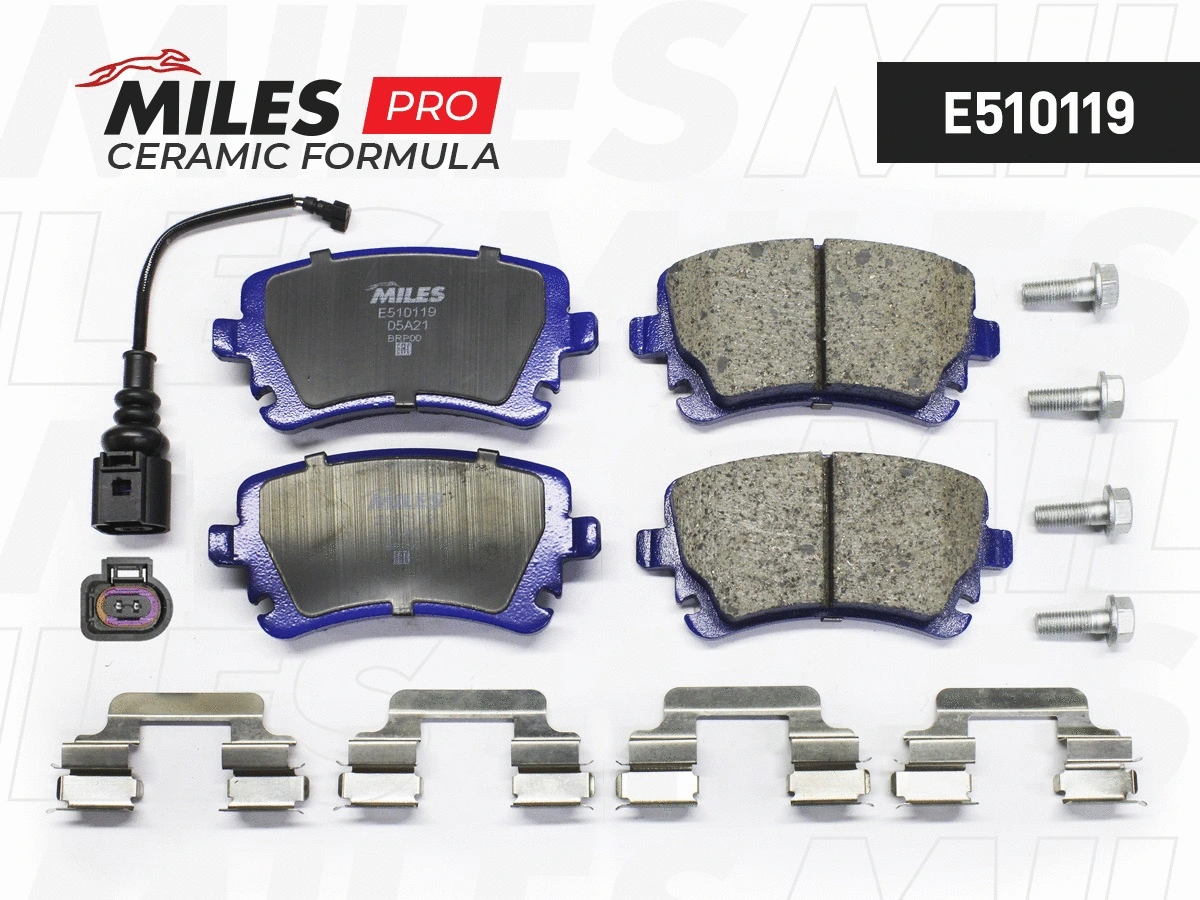 Kit de plaquettes de frein, frein à disque MILES E510119