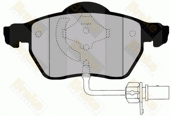 Kit de plaquettes de frein, frein à disque Brake ENGINEERING PA1485