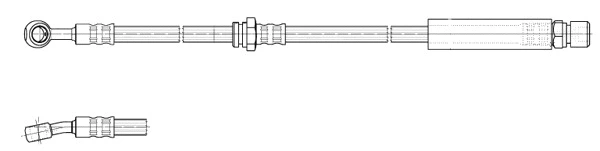 Flexible de frein CEF 512608