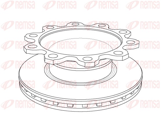 Disque de frein REMSA NCA1084.20