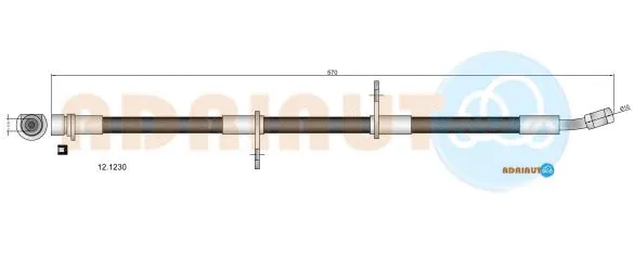 Flexible de frein ADRIAUTO 12.1230