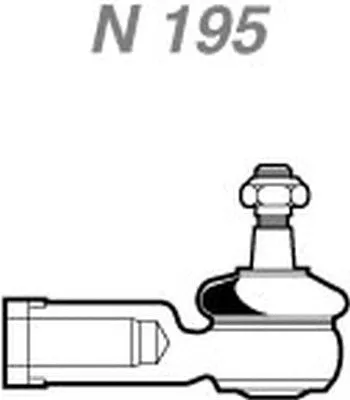 Rotule de barre de connexion NAKATA N 195