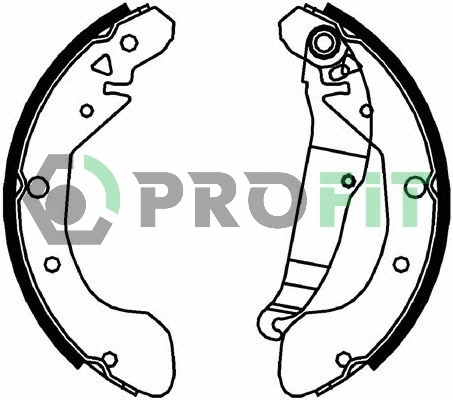 Kit de plaquettes de frein, frein à disque PROFIT 5001-0695