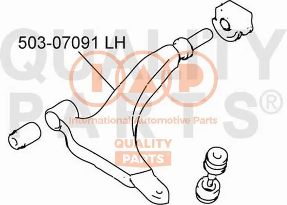 Bras de liaison, suspension de roue IAP QUALITY PARTS 503-07091