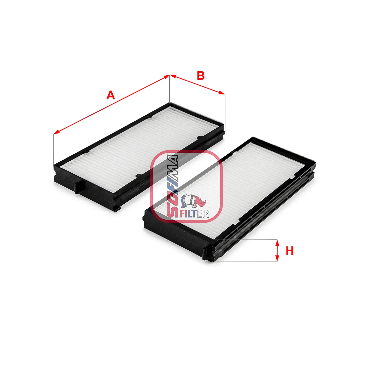 Filtre, air de l'habitacle SOFIMA S 3333 C