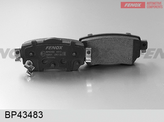 Kit de plaquettes de frein, frein à disque FENOX BP43483