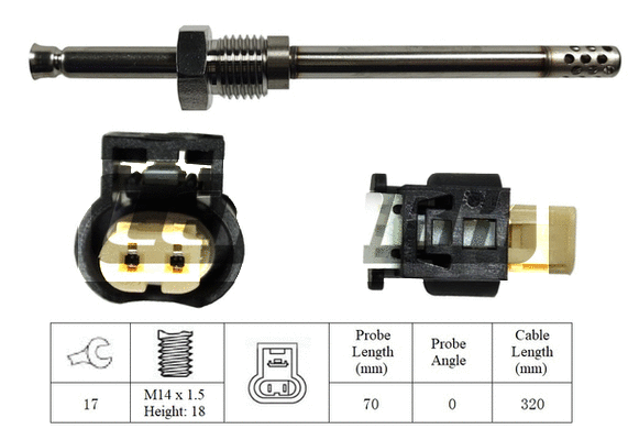 Capteur, température des gaz LEMARK LXT214