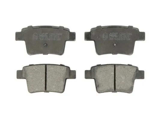 Kit de plaquettes de frein, frein à disque ABE C2G015ABE
