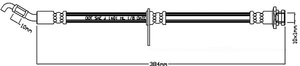 Flexible de frein JURATEK JBH1213
