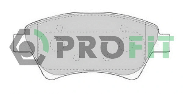 Kit de plaquettes de frein, frein à disque PROFIT 5000-1544 C