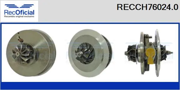Groupe carter, turbocompresseur RECOFICIAL RECCH76024.0