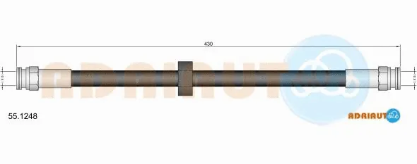 Flexible de frein ADRIAUTO 55.1248