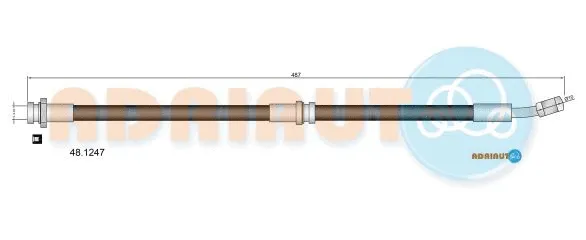 Flexible de frein ADRIAUTO 48.1247