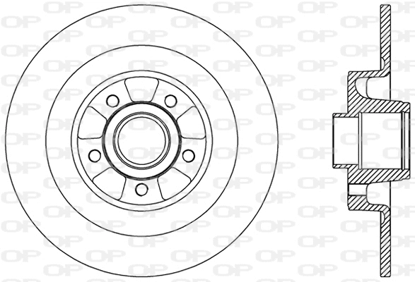 Disque de frein OPEN PARTS BDR2507.10