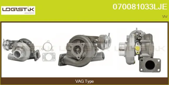 Turbocompresseur, suralimentation LGK 070081033LJE