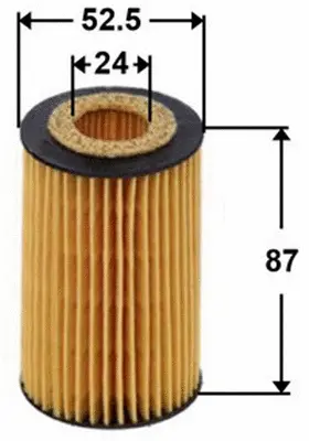 Filtre à huile JS ASAKASHI OE0008
