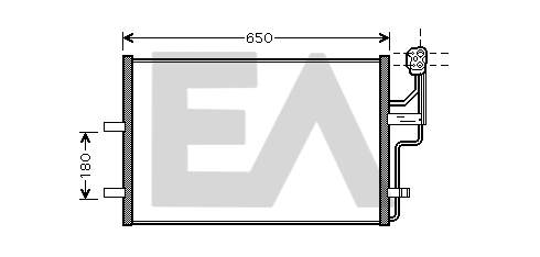 Condenseur, climatisation EACLIMA 30C52027