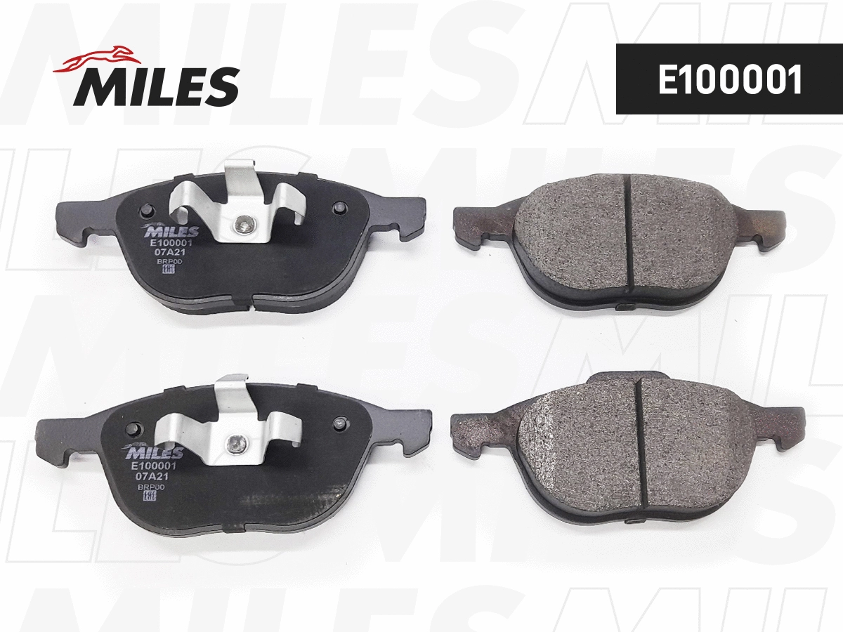 Kit de plaquettes de frein, frein à disque MILES E100001