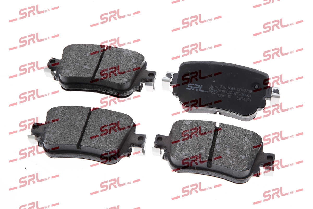 Kit de plaquettes de frein, frein à disque SRLine S70-1680