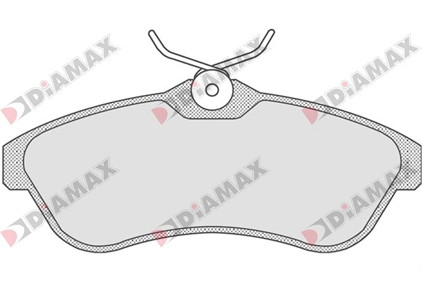 Kit de plaquettes de frein, frein à disque DIAMAX N09038