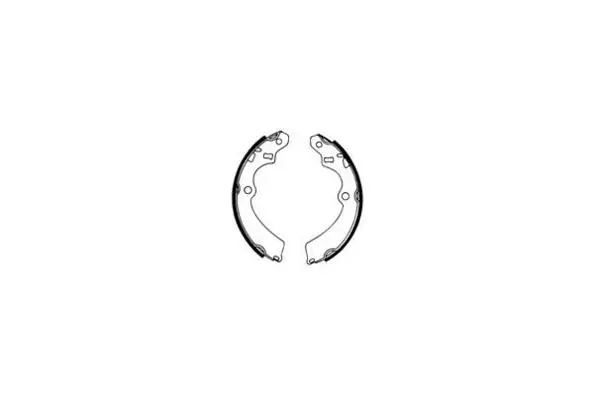 Jeu de mâchoires de frein E.T.F. 09-0484