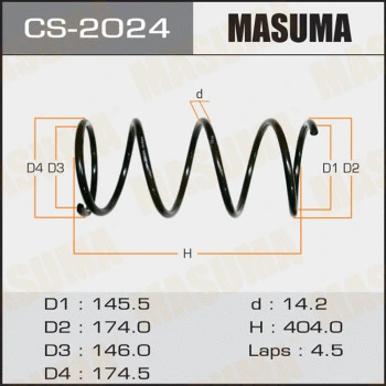 Ressort de suspension MASUMA CS-2024
