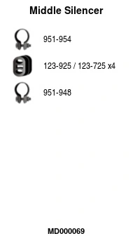Silencieux central FA1 MD000069