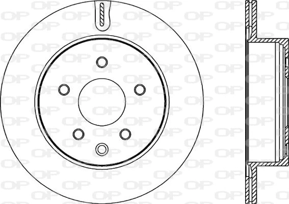 Disque de frein OPEN PARTS BDR2208.20