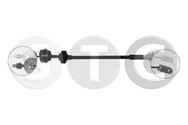 Tirette à câble, commande d'embrayage STC T482683